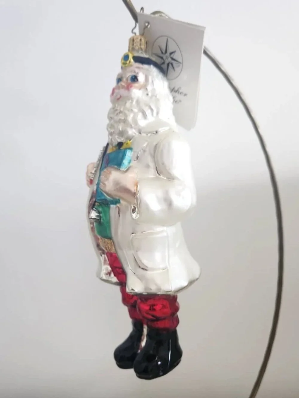 ✨NEW Very Rare Authentic Christopher Radko Doctor Santa DOC Large Glass Ornament